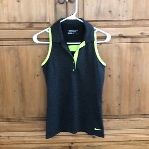 Nike golf dri-fit racerback top xs
